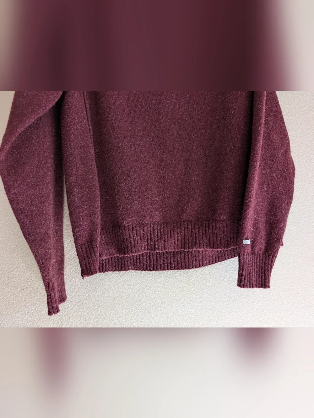 Columbia Wool Quarter Zip-Up Sweater Size Medium